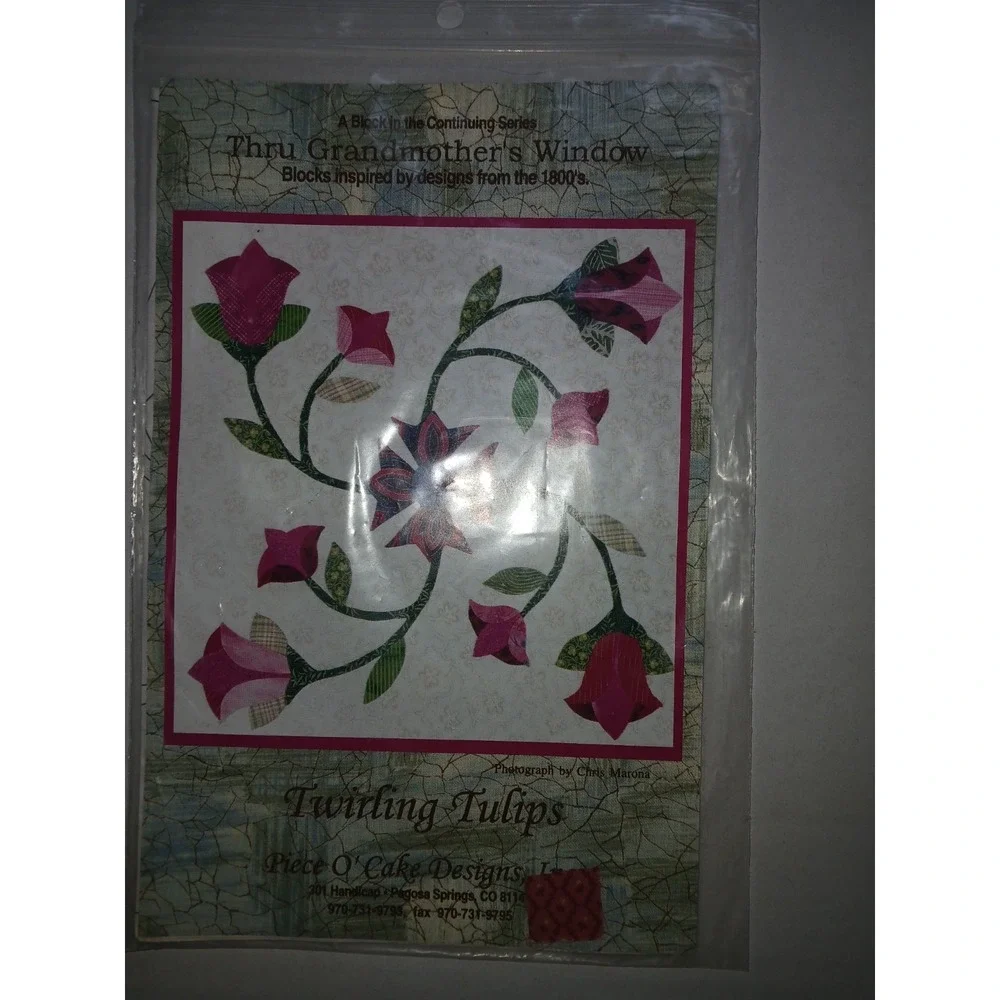 Lot Of 4 THRU GRANDMOTHER'S WINDOW Patterns from Piece O' Cake Designs‎
